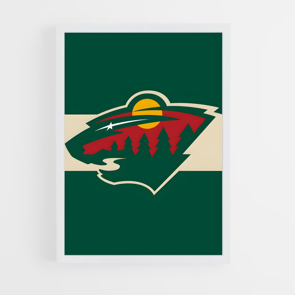 Poster Minnesota wild – affiche Hockey sur glace (vue 3)